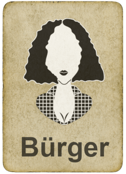 Bürger Karte des Bürgers