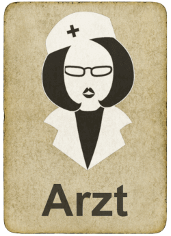 Arzt Arzt-Karte im Spiel Mafia
