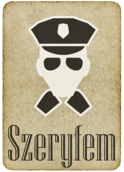 Tarjeta de policía mafiosa