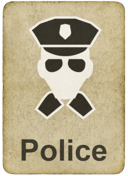 Carte de la mafia des flics